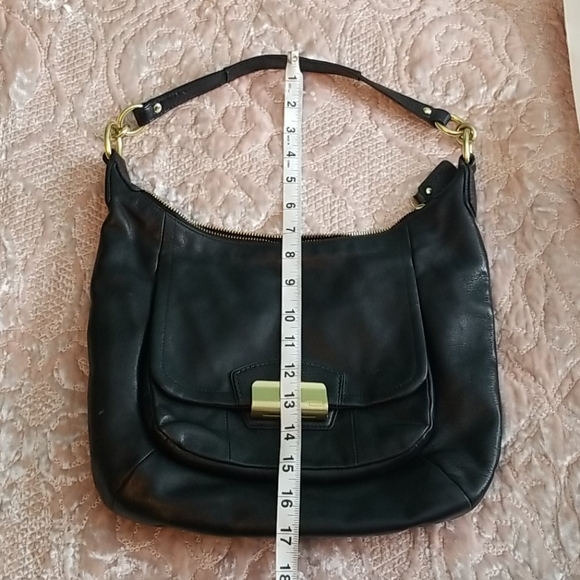 COACH black leather handbag - Picture 12 of 12